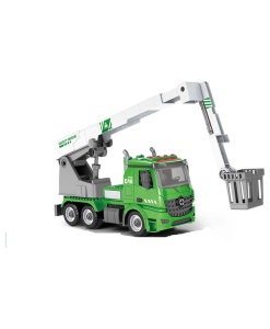 Конструктор Funky Toys 1:12 Спецтехника автовышка фрикционная 79221 GU  фото, kupilegko.ru