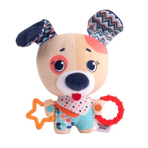 Музыкальная игрушка-погремушка Щенок Гарри с прорезывателем 31638 GU  фото, kupilegko.ru