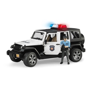 Bruder Внедорожник полицейский с фигуркой Jeep Wrangler Unlimited Rubicon 14056 GU  фото, kupilegko.ru