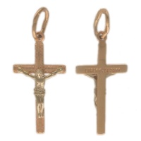 Золотой крестик, золото, 01R060592  фото, kupilegko.ru