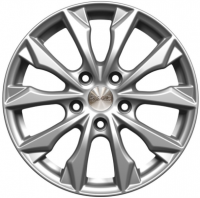 Литые колесные диски SKAD (СКАД) Нагоя 6x16 4x100 ET52 D54.1 Чёрный глянцевый с полированной лицевой частью (3190705)  фото, kupilegko.ru