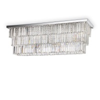 Подвесная люстра Ideal Lux Martinez PL8 Cromo 166285  фото, kupilegko.ru