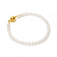 Браслет серебро, жемчуг, NP66  фото, kupilegko.ru