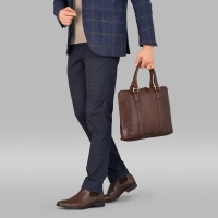 Кожаная сумка мужская Dr.Koffer B402787-248-09 25413 DK  фото, kupilegko.ru