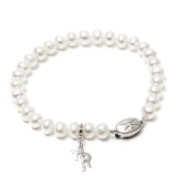 Браслет серебро, жемчуг, NP67  фото, kupilegko.ru