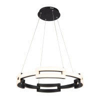 Подвесная светодиодная люстра Gerhort G61297/12BK  фото, kupilegko.ru