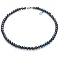 Ожерелье серебро, жемчуг, NP1232  фото, kupilegko.ru