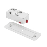 Прямой соединитель для шинопровода Denkirs TR2101-WH  фото, kupilegko.ru