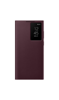 Чехол-книжка Samsung EF-ZS908CEEGRU для Galaxy S22 Ultra, поликарбонат / полиуретан, бургунди  фото, kupilegko.ru