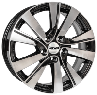 Литые колесные диски Carwel Гирвас 185 (Octavia) 7x17 5x112 ET48.5 D57.1 Чёрный с полированной лицевой частью (36600)  фото, kupilegko.ru