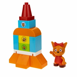 1TOY Конструктор «Карамелька и ракета» 51656 GU  фото, kupilegko.ru