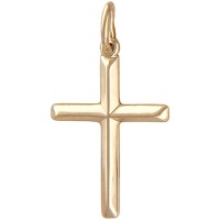 Золотой крестик, золото, 01R019006  фото, kupilegko.ru