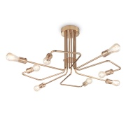 Потолочная люстра Ideal Lux Triumph Pl8 Ottone Antico 160313  фото, kupilegko.ru