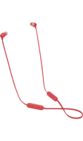 Bluetooth-гарнитура JBL T115BT, коралловая  фото, kupilegko.ru