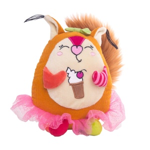 Мягкая игрушка Gulliver Белочка с капкейком, 15 см 12560 GU  фото, kupilegko.ru