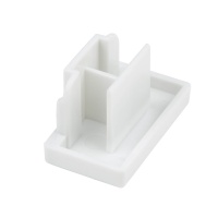 Заглушка торцевая Volpe UFB-Q123 C21 White 1 Polybag UL-00007384  фото, kupilegko.ru