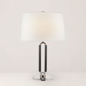 Cody Polished Nickel Настольная лампа M Ralph Lauren Home  фото, kupilegko.ru