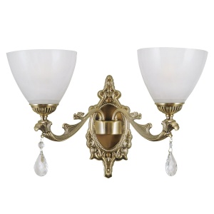 Бра, светильник настенный накладной Gerhort G11045/2wAB WT  фото, kupilegko.ru