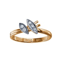 Золотое кольцо, золото, бриллиант, 17174RS  фото, kupilegko.ru