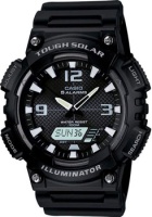 Японские наручные мужские часы Casio AQ-S810W-1A2. Коллекция Ana-Digi  фото, kupilegko.ru