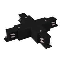 Коннектор X-образный Elektrostandard TRC-1-3-X-BK a039509  фото, kupilegko.ru
