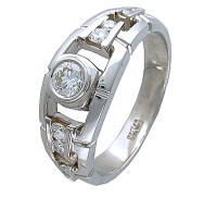 Золотое кольцо, золото, бриллиант, 01T673163  фото, kupilegko.ru