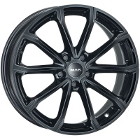 Литые колесные диски MAK DaVinci Gloss Black 7x17 5x114.3 ET40 D66.1 Чёрный глянцевый (F7070BRGB40FN2)  фото, kupilegko.ru