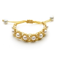 Браслет жемчуг, NP1616  фото, kupilegko.ru