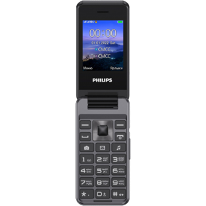 Мобильный телефон кнопочный Philips Xenium E2601 Темно-серый  фото, kupilegko.ru