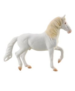 Фигурка лошади белый конь Камарильо, XL 137875 GU  фото, kupilegko.ru