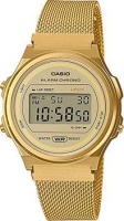 Японские наручные мужские часы Casio A171WEMG-9AEF. Коллекция Vintage  фото, kupilegko.ru