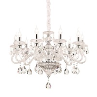 Подвесная люстра Ideal Lux Negresco SP10 Trasparente 141060  фото, kupilegko.ru