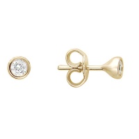 Серьга, сережка золото, фианит, 01C116024  фото, kupilegko.ru