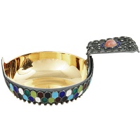 Ковш серебро с позолотой, 27001RS  фото, kupilegko.ru