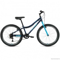 Велосипед ALTAIR MTB HT 24 1.0 (рост 12") 2020-2021, темно-синий/мятный, RBKT11N46003 Altair  фото, kupilegko.ru