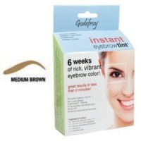 Краска-хна для бровей Коричневая Eyebrow Tint Medium Brown (1804, 4 капсулы)  фото, kupilegko.ru