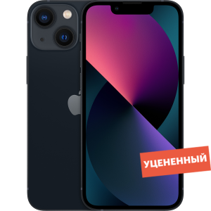 Смартфон, мобильный телефон Apple iPhone 13 128GB Темная ночь уцененный товар (для других стран)  фото, kupilegko.ru
