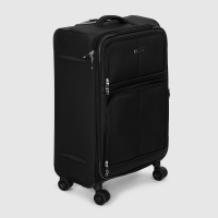 Чемодан черный Travelink ультралегкий S 36x22x55 см 1687978668  фото, kupilegko.ru