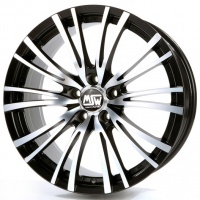 Литые колесные диски MSW 20/5 MATT BLACK FULL POLISHED 8x18 5x114.3 ET35 D73.1 Чёрный матовый с полированной лицевой частью (W1916650459)  фото, kupilegko.ru