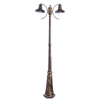 Столб фонарный уличный Arte Lamp Amsterdam A1523PA-2BN  фото, kupilegko.ru