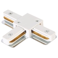 Коннектор T-образный Crystal Lux CLT 0.211 08 WH  фото, kupilegko.ru