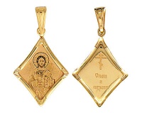 Золотая подвеска, золото, 01P711206  фото, kupilegko.ru