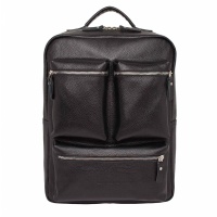 Кожаный рюкзак для ноутбука Norley Black Lakestone 584 LS  фото, kupilegko.ru