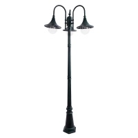 Столб фонарный уличный Arte Lamp MALAGA A1086PA-3BG  фото, kupilegko.ru