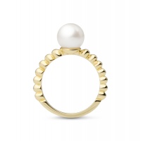 Серебряное кольцо, серебро, жемчуг, NP3790  фото, kupilegko.ru