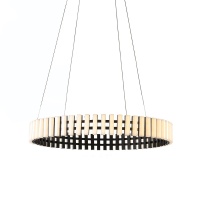 Подвесная светодиодная люстра Gerhort G61348/42BK+WT  фото, kupilegko.ru