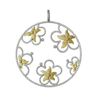 Золотая подвеска, золото, бриллиант, 01P686057  фото, kupilegko.ru