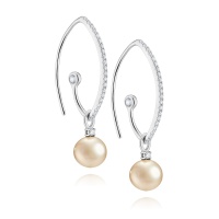 Серебряная подвеска, серебро, жемчуг, NP5100  фото, kupilegko.ru