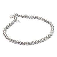 Ожерелье серебро, жемчуг, NP1840  фото, kupilegko.ru