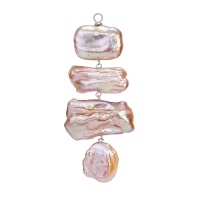 Серебряный кулон, серебро, жемчуг, NP5187  фото, kupilegko.ru